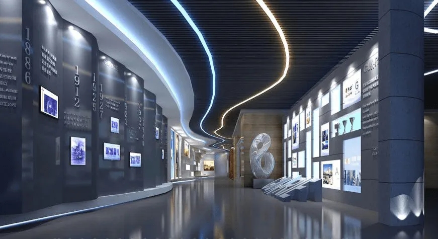 展廳設(shè)計(jì) ，展廳 ，鑫時(shí)空